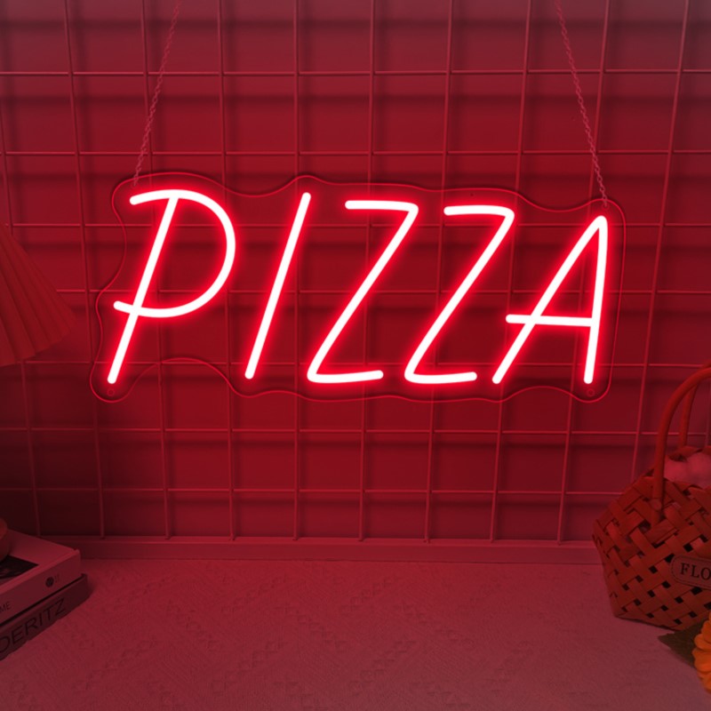 Home Decor Nearby - Pizza Neon Sign As Restaurant Wall