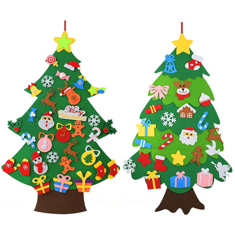 Home Decor Xmas Tree - Kids DIY Felt Christmas Tree Christmas