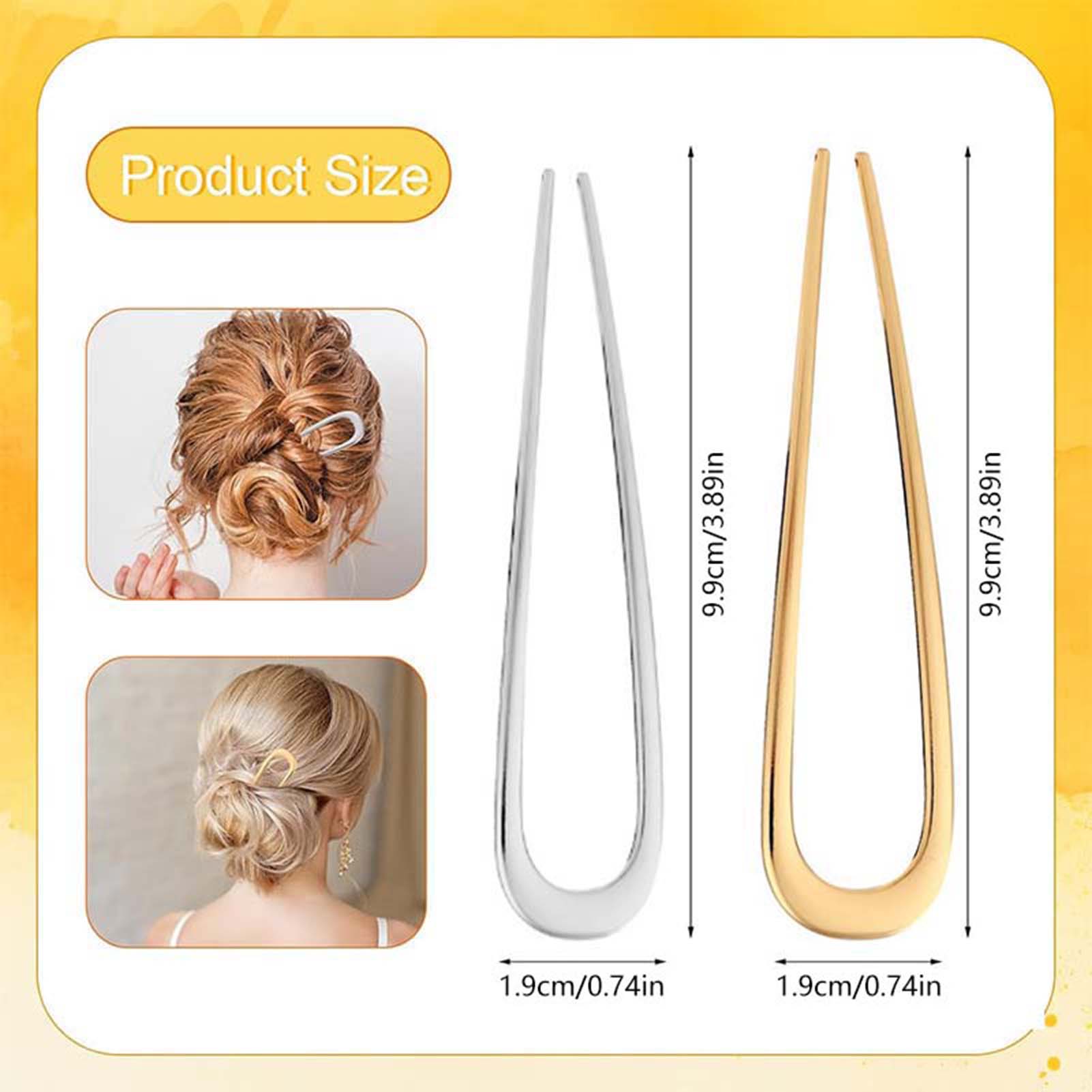 French U Shaped Hair Pins Vint - Home Decor Gold recension och pris