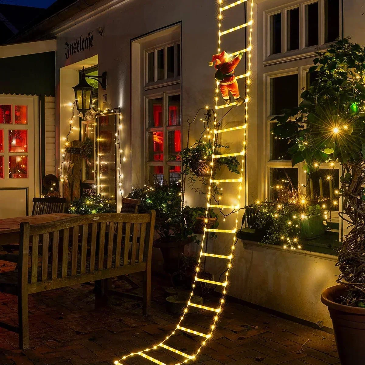 LED Ladder Light for Santa Cla - Home Decor Xmas Tree recension och pris