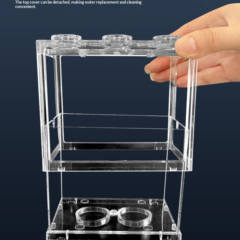 Stackable Mini Fish Tank Acryl - Home Decor Habitat recension och pris