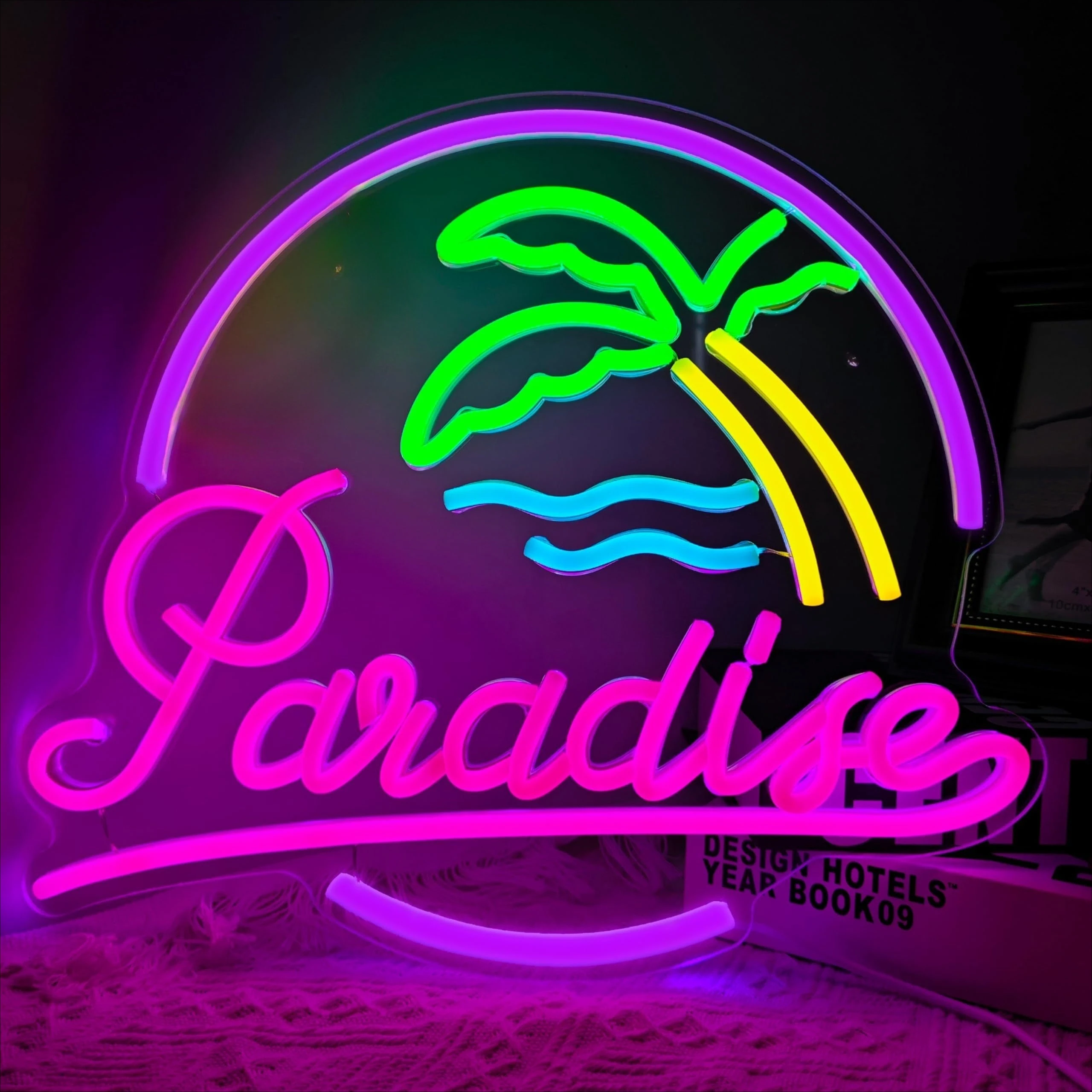 Aloha Paradise LED Neon Light  - Home Decor Nearby recension och pris