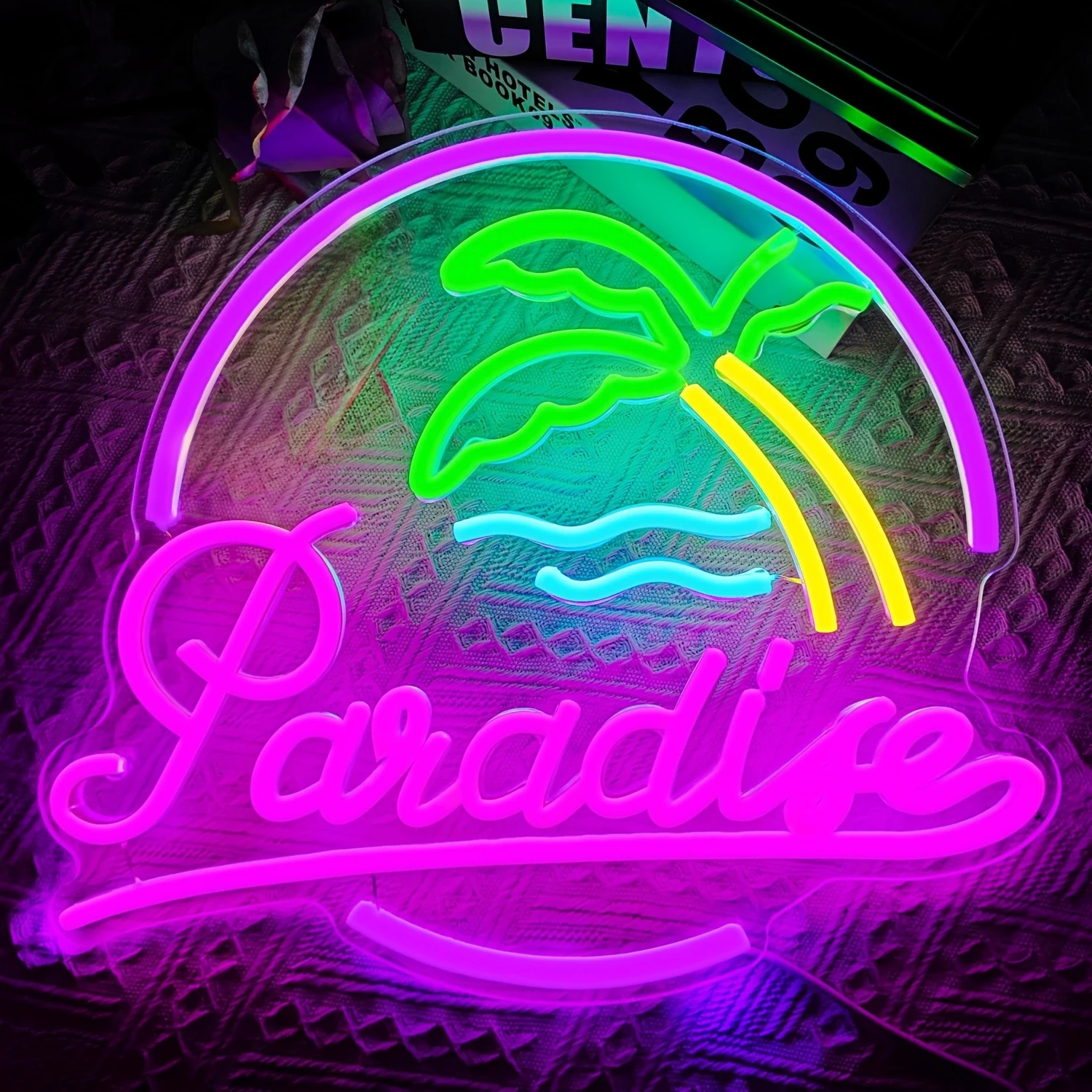 Aloha Paradise LED Neon Light  - Home Decor Nearby recension och pris