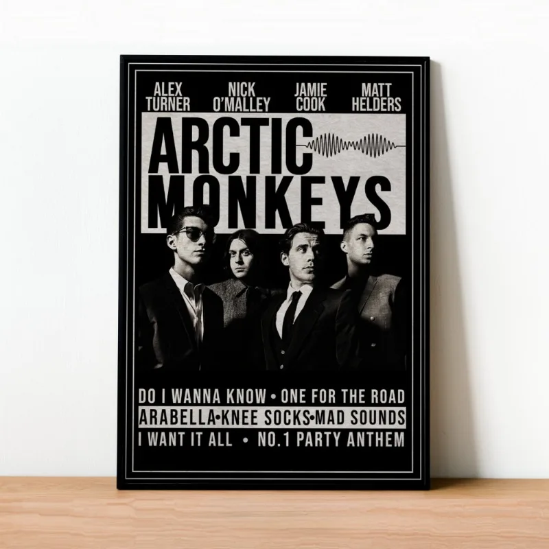 Vintage Arctic Monkeys Rock Ba - Home Decor Aesthetic Pinterest recension och pris