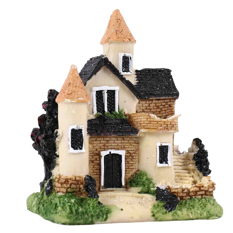 Cute Mini Resin House Miniatur - Home Decoration recension och pris