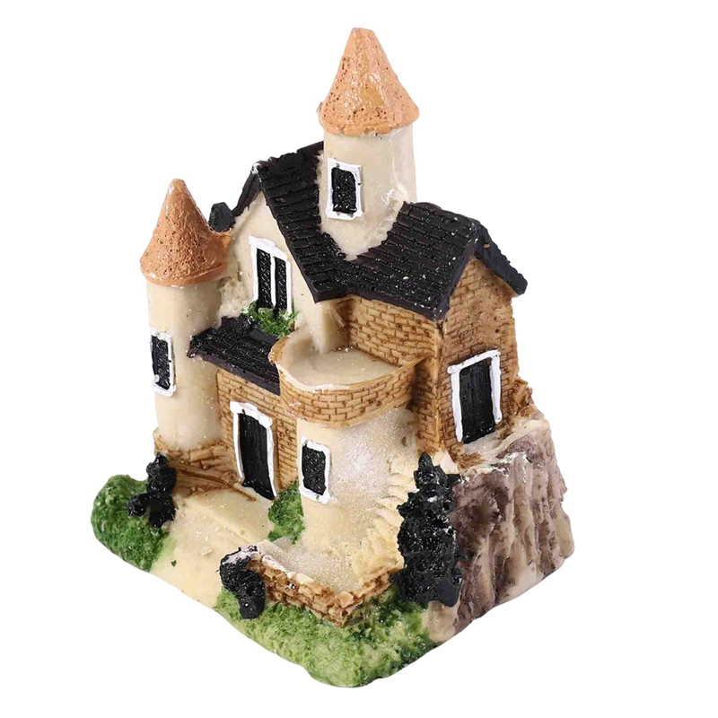 Cute Mini Resin House Miniatur - Home Decoration recension och pris