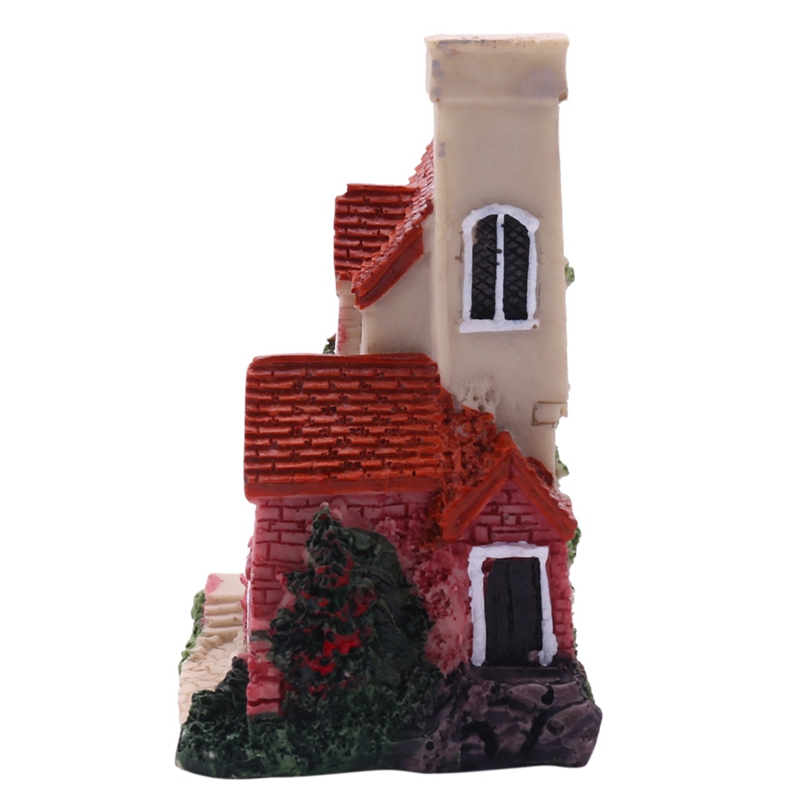 Cute Mini Resin House Miniatur - Home Decoration recension och pris