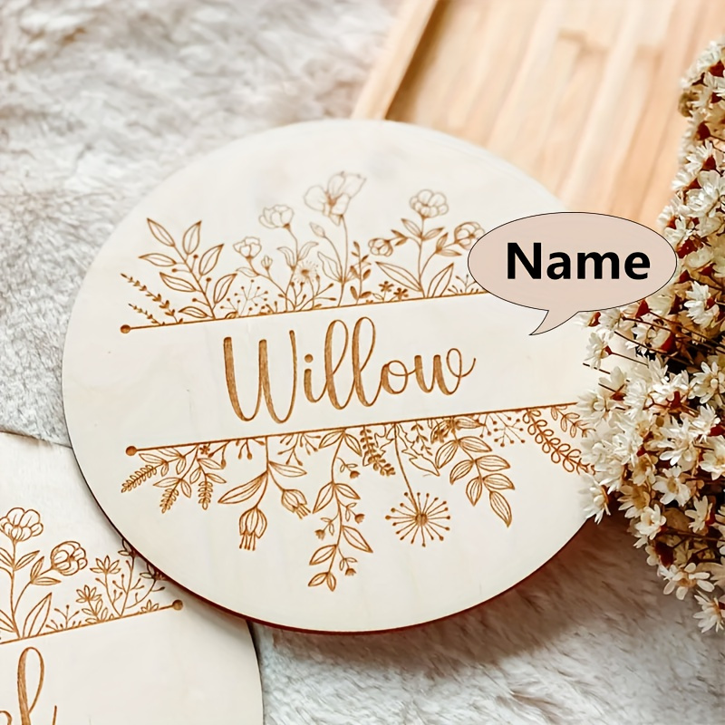 Personalized Floral Engraved N - Home Decor Unique recension och pris