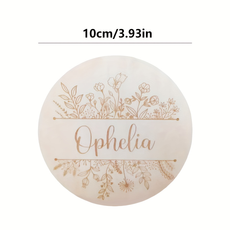 Personalized Floral Engraved N - Home Decor Unique recension och pris
