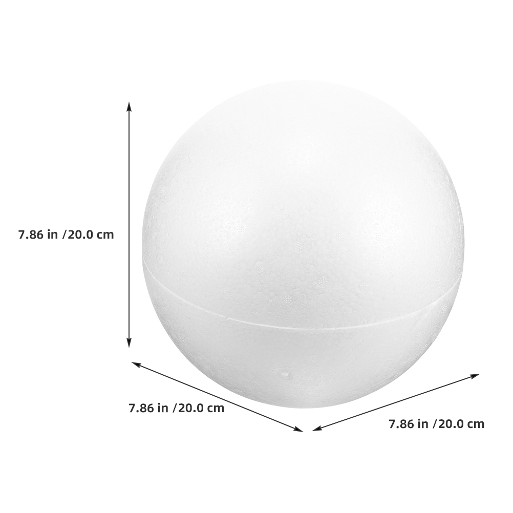 Foam 20cm White DIY Wedding De - Home Decor Handicraft recension och pris