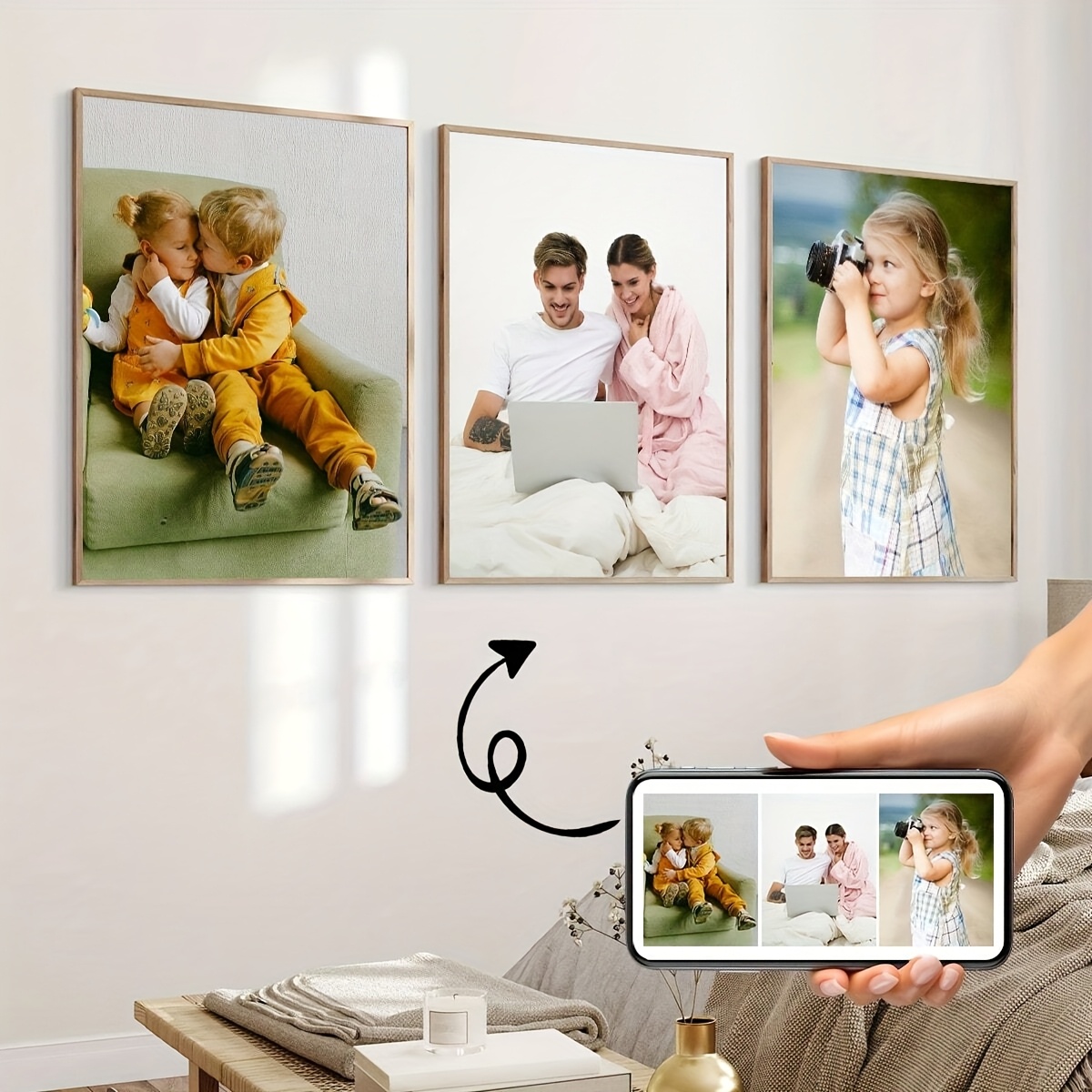 3/4/5pcs Custom Canvas Printin - Home Decor Aesthetic Pinterest recension och pris
