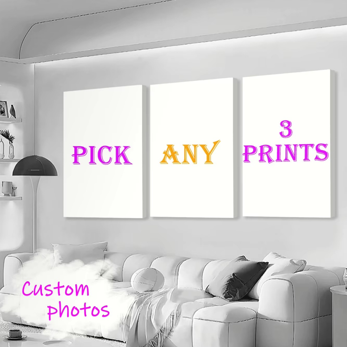 3/4/5pcs Custom Canvas Printin - Home Decor Aesthetic Pinterest recension och pris