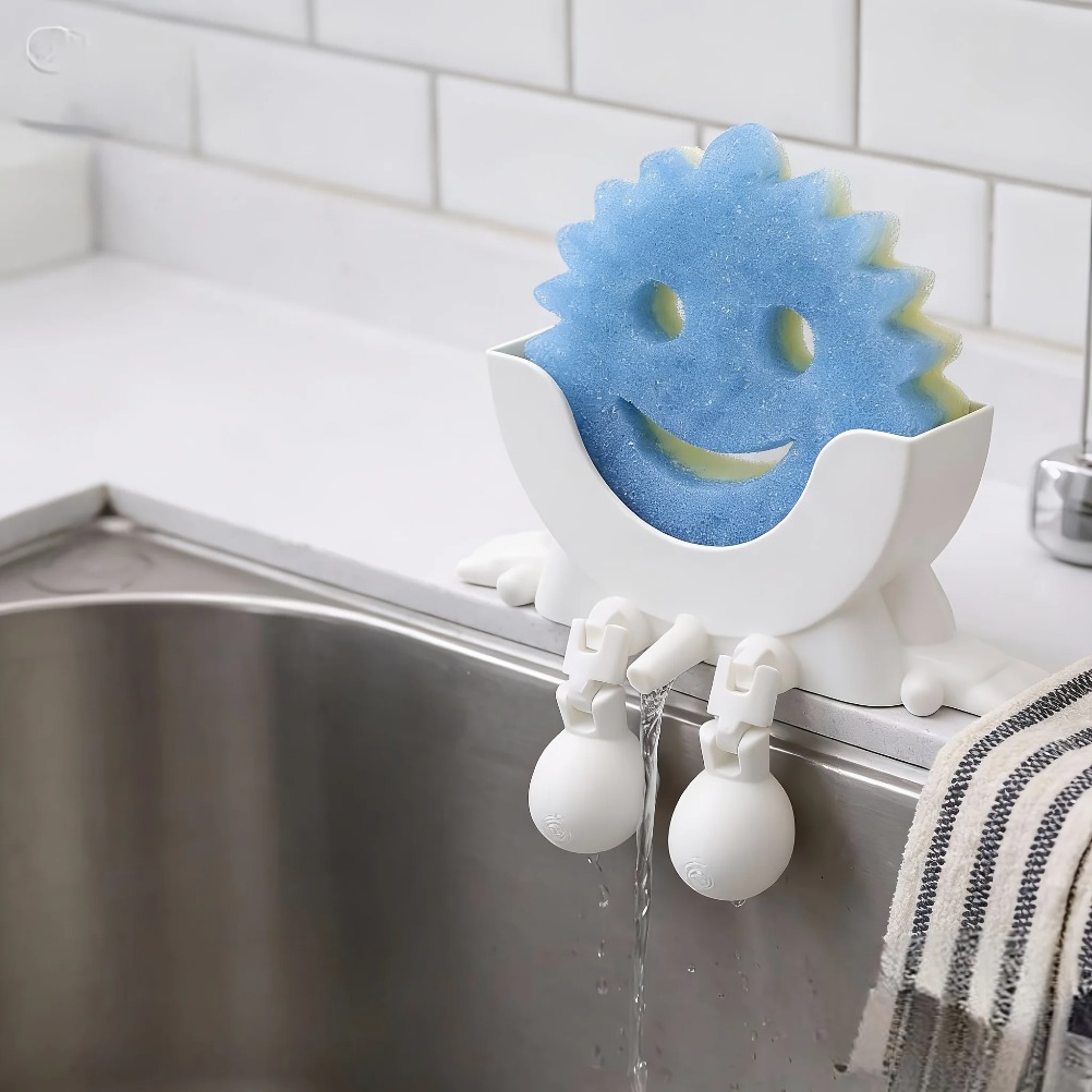 Drainable Soap & Sponge Holder - Home Decor Organizer recension och pris