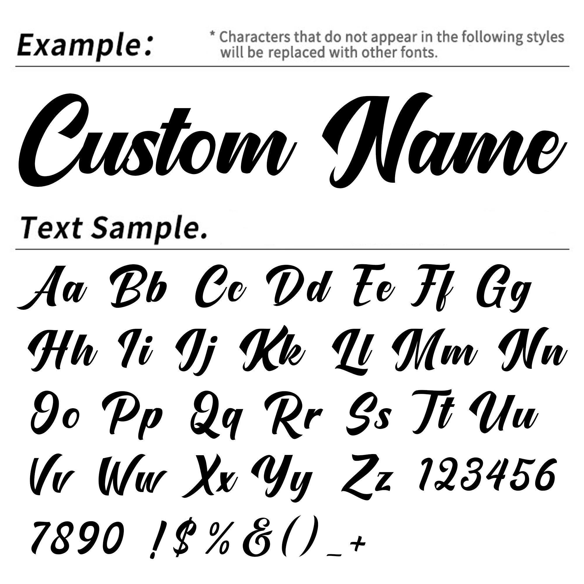 3PCS Custom Name Stickers Pers - Home Decor Unique recension och pris