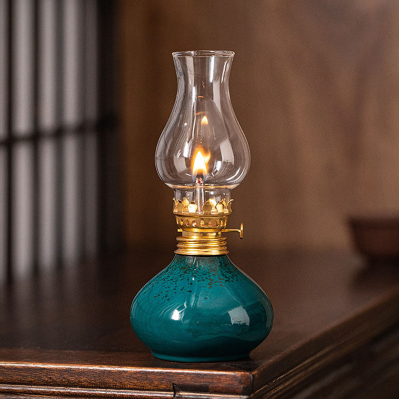 Vintage Ceramic Lotus Oil Lamp - Home Decor Zen recension och pris