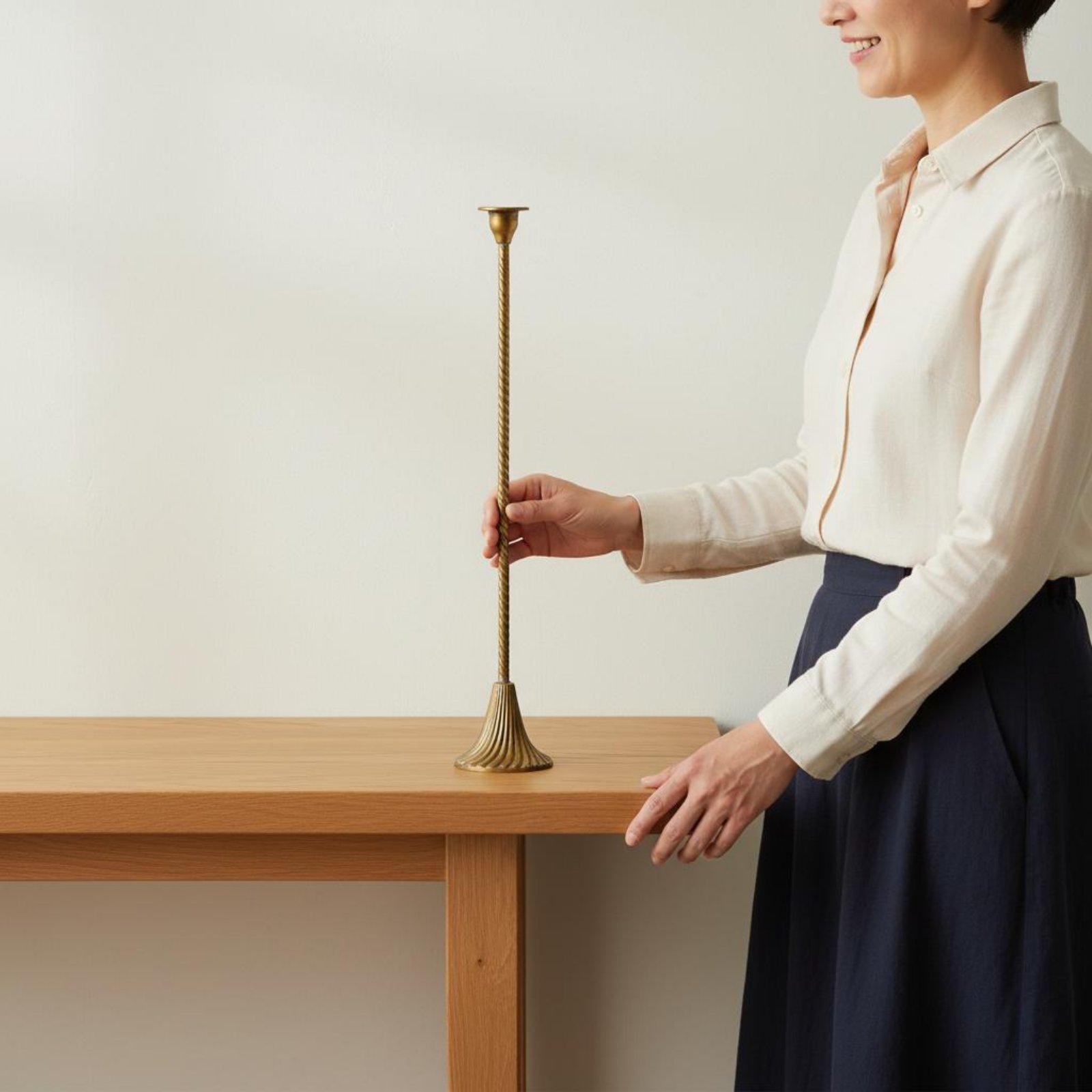 Twisted Gold Candle Holder Sta - Home Decor Gold recension och pris