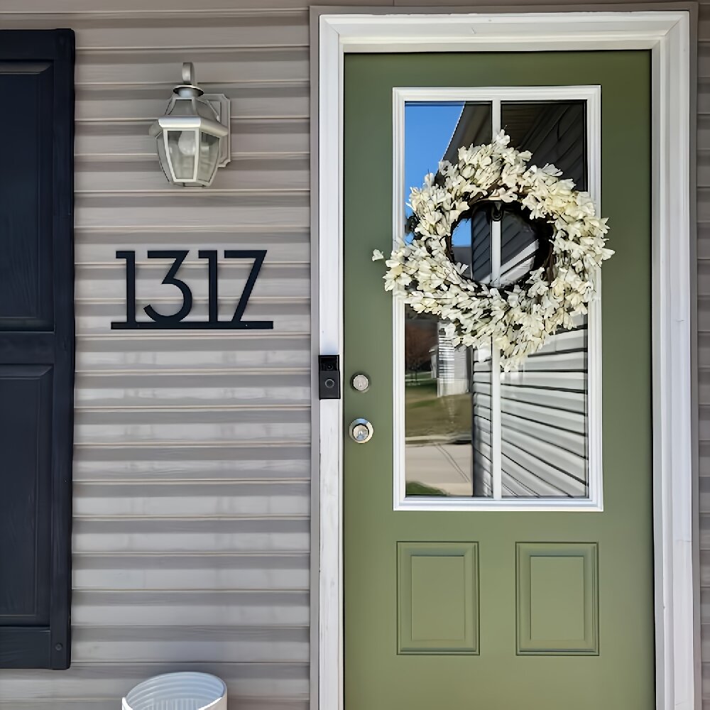 Custom Metal House Number Sign - Home Decor Nearby recension och pris