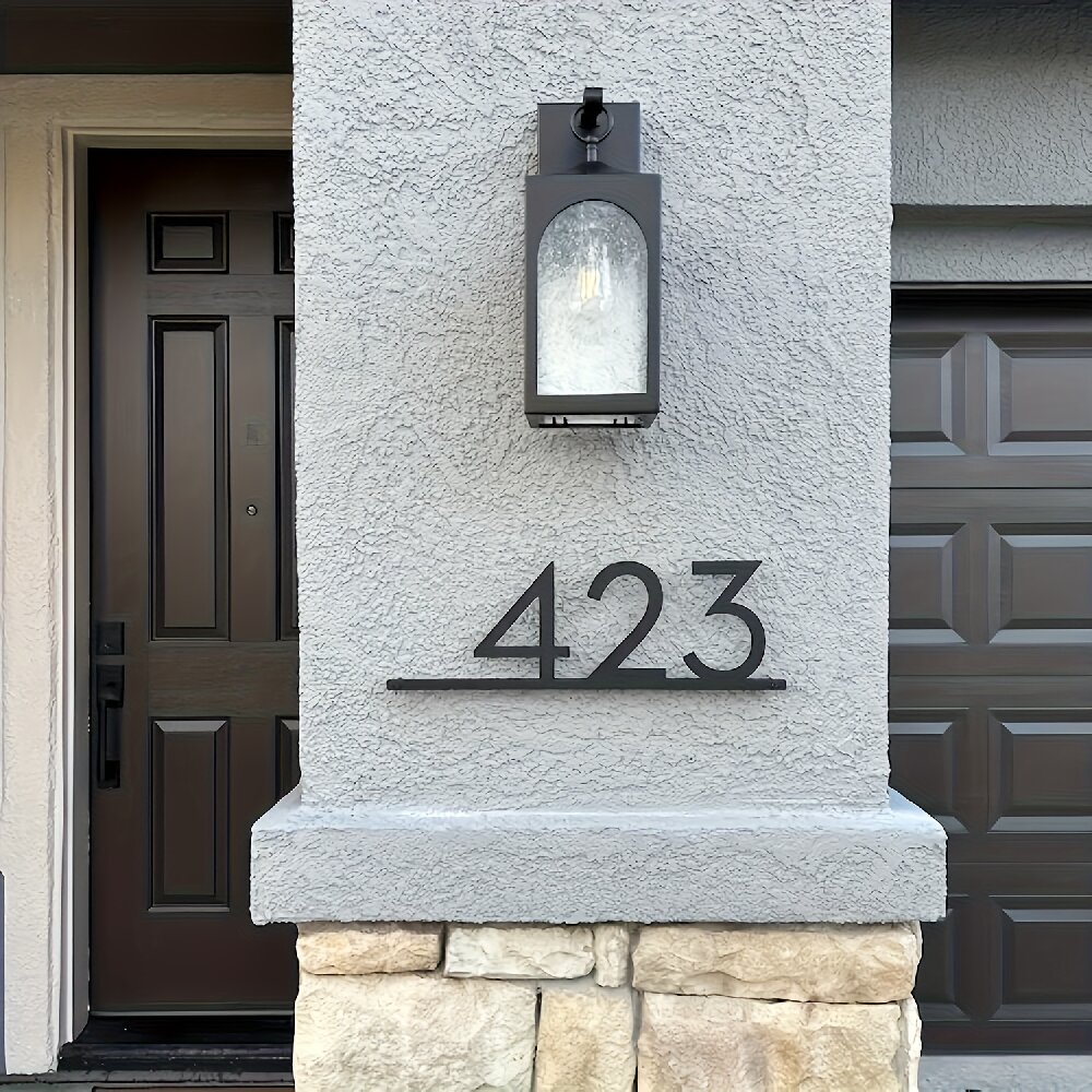 Custom Metal House Number Sign - Home Decor Nearby recension och pris