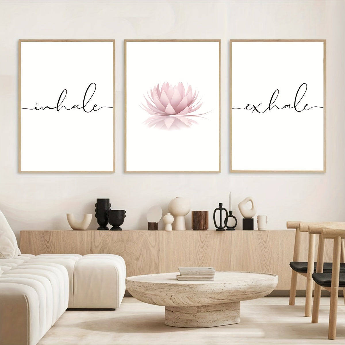 3pcs/set Inhale Exhale Zen Abs - Home Decor Zen recension och pris