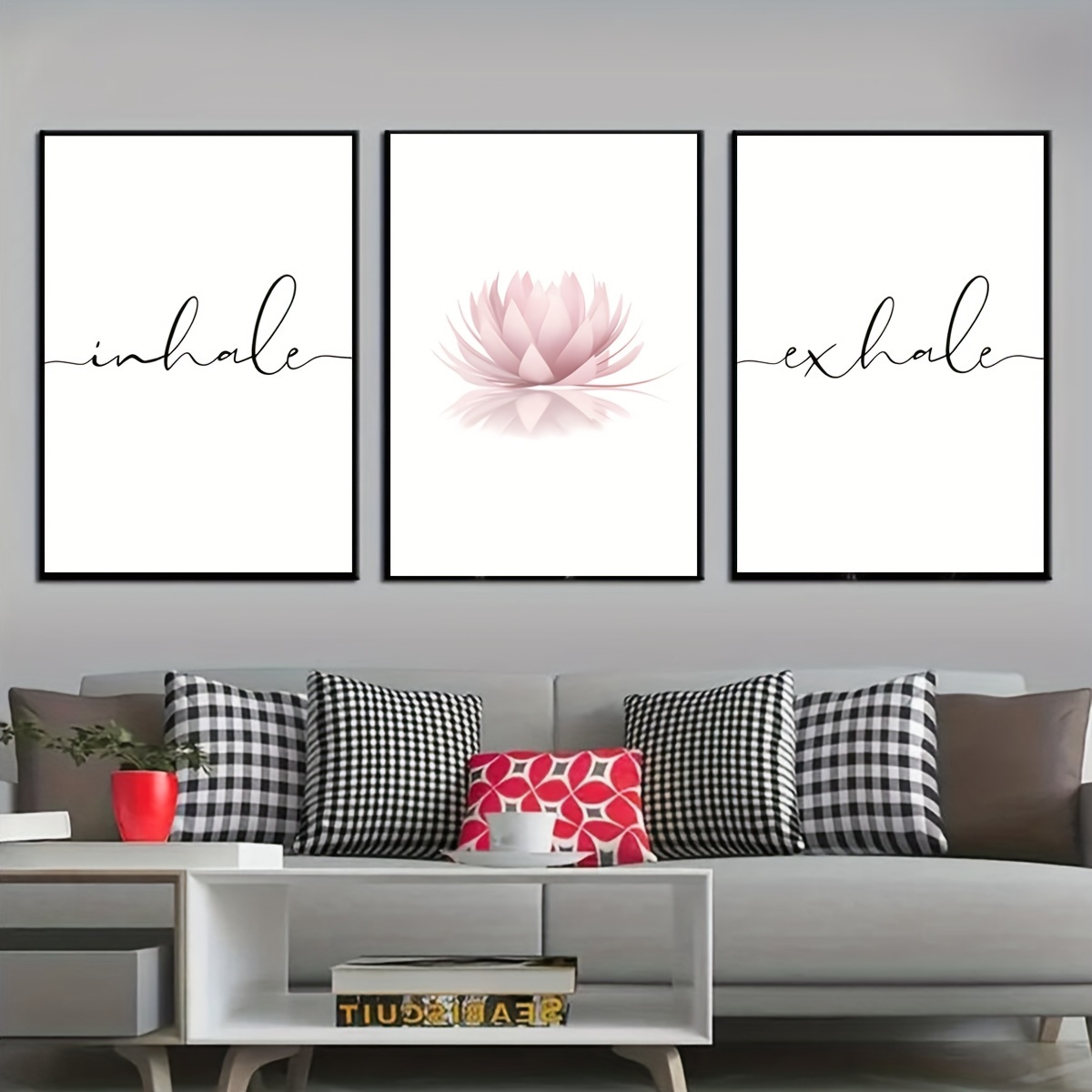 3pcs/set Inhale Exhale Zen Abs - Home Decor Zen recension och pris