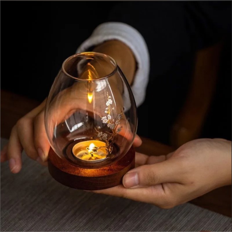 Chinese Style Transparent Glas - Home Decor Zen recension och pris