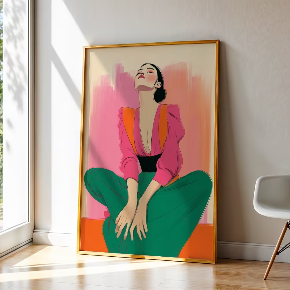 Modern,Retro Pluralistic Femin - Home Decor Nz recension och pris