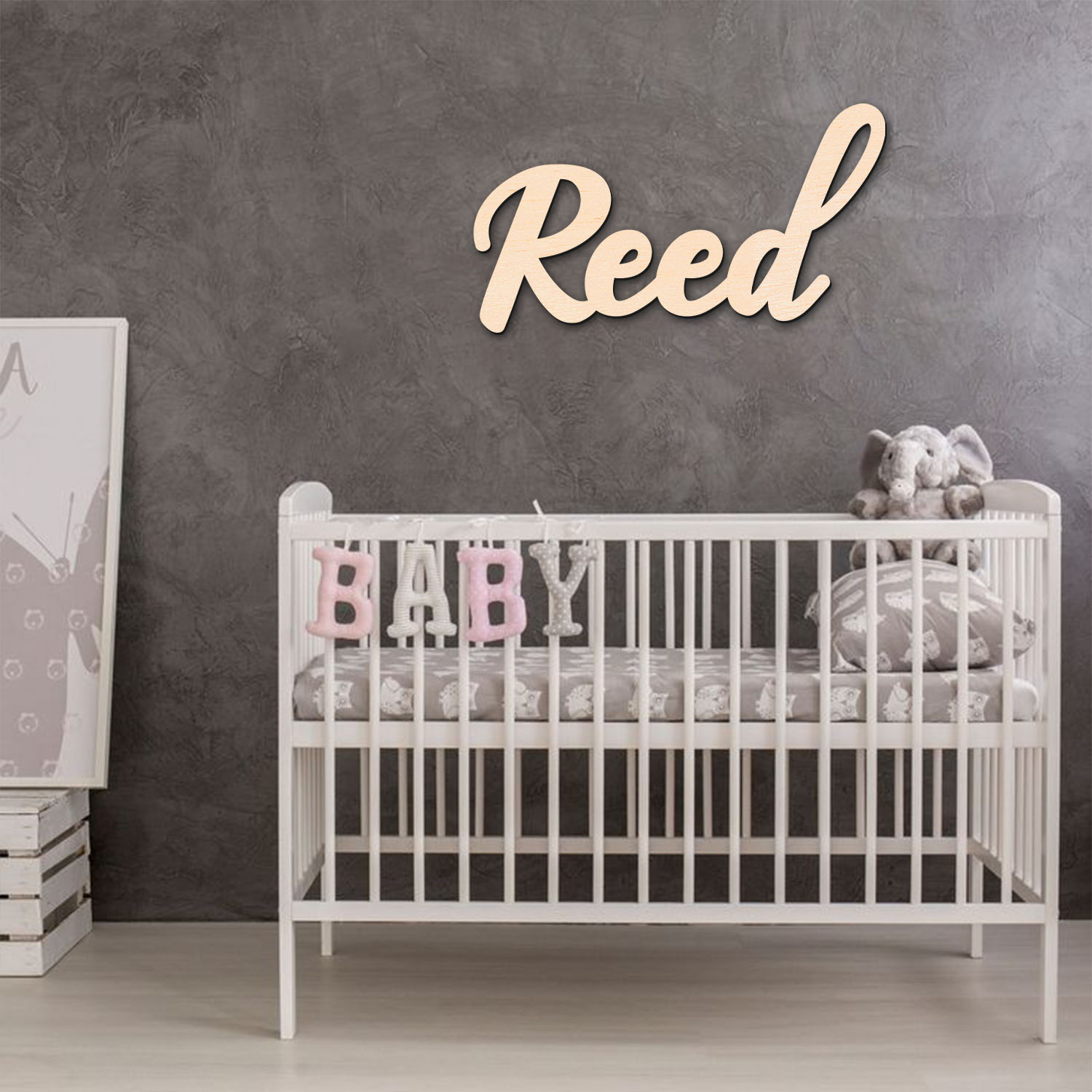 1pc personalized wooden surnam - Home Decor Unique recension och pris