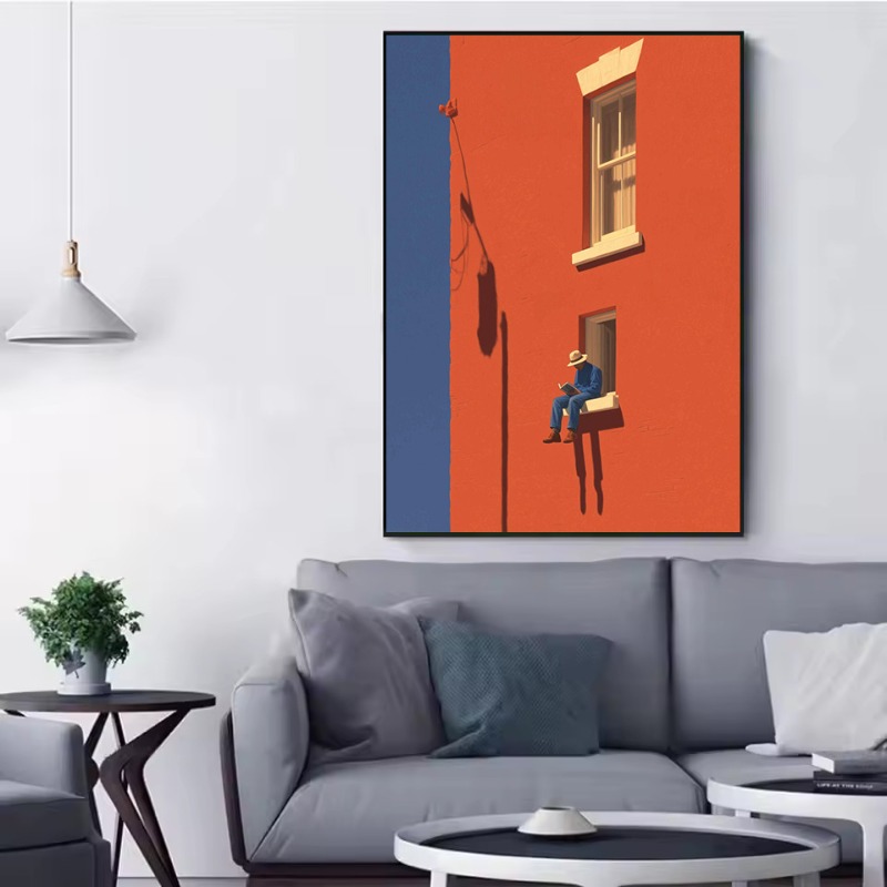 Vintage Minimalist Abstract Wa - Home Decor Zen recension och pris