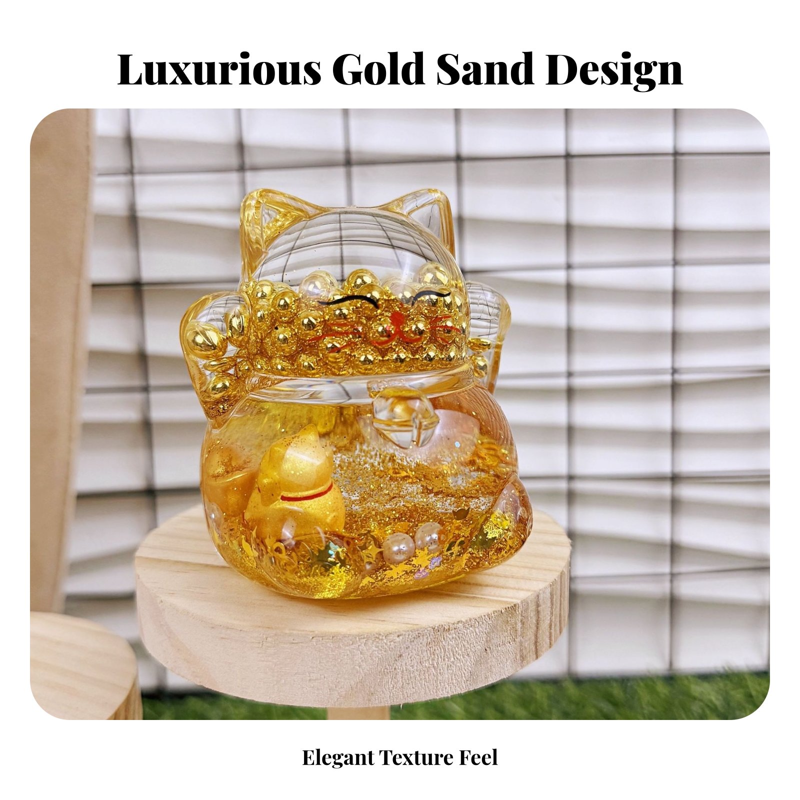 Fortune Cat Decoration, Flashi - Home Decor Gold recension och pris