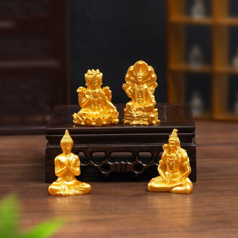 30Pcs Mini Gold Buddhas Statue - Home Decor Gold recension och pris