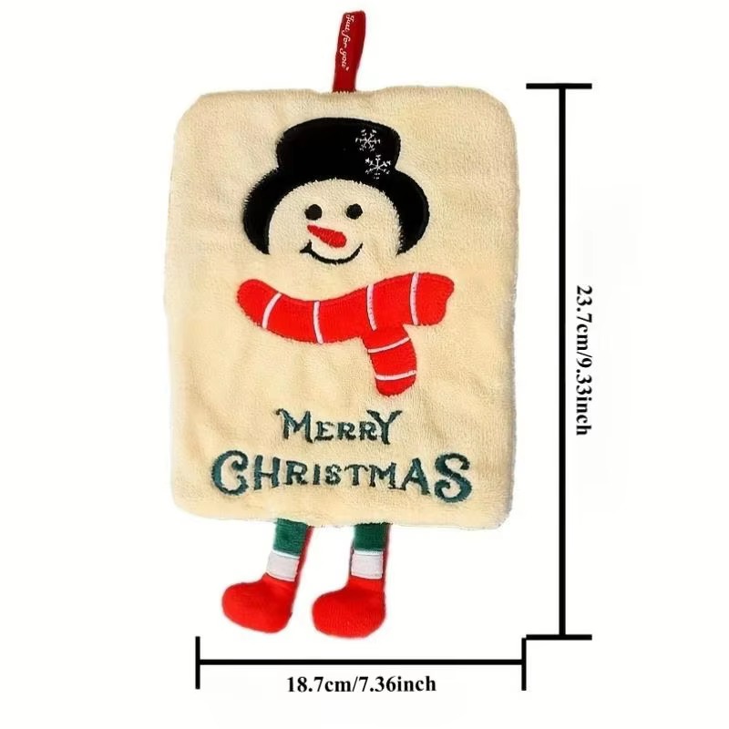 Xmas Hanging Hand Towel Coral  - Home Decor Xmas Tree recension och pris
