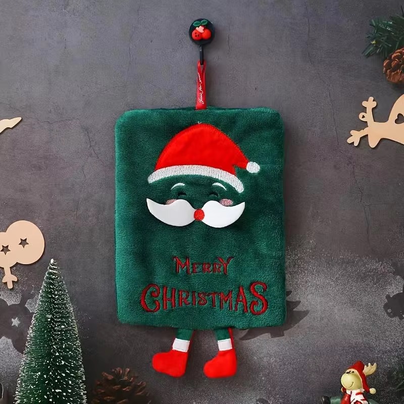 Xmas Hanging Hand Towel Coral  - Home Decor Xmas Tree recension och pris
