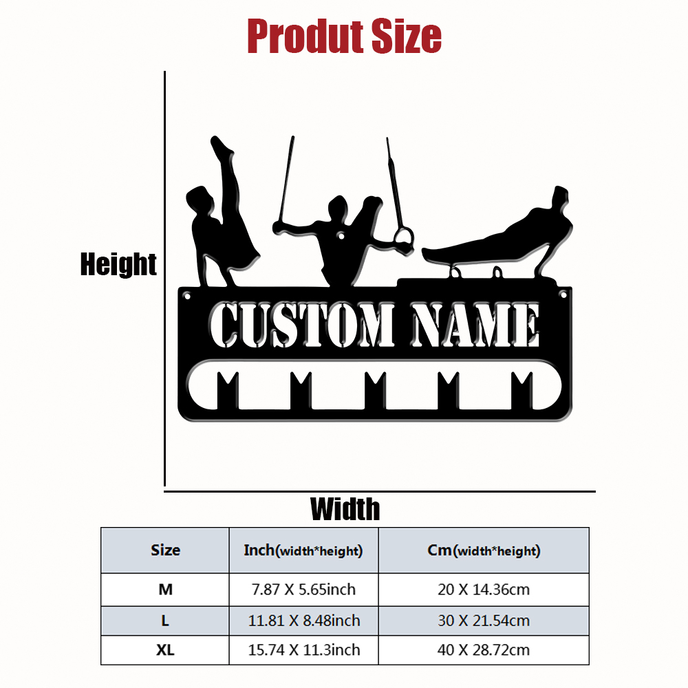 1pc Custom Fitness Metal Medal - Home Decor Organizer recension och pris