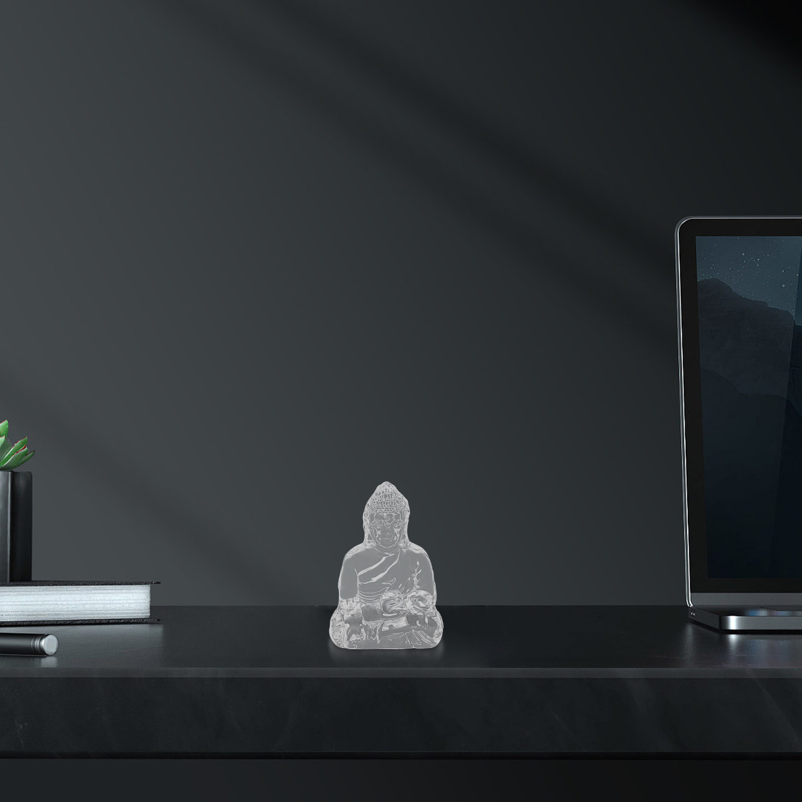 Crystal Buddha Statue Minimali - Home Decor Zen recension och pris