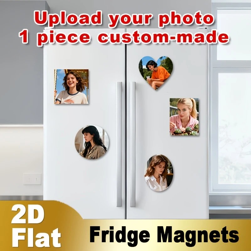 Custom Photo Fridge Magnet 2D  - Home Decor Unique recension och pris