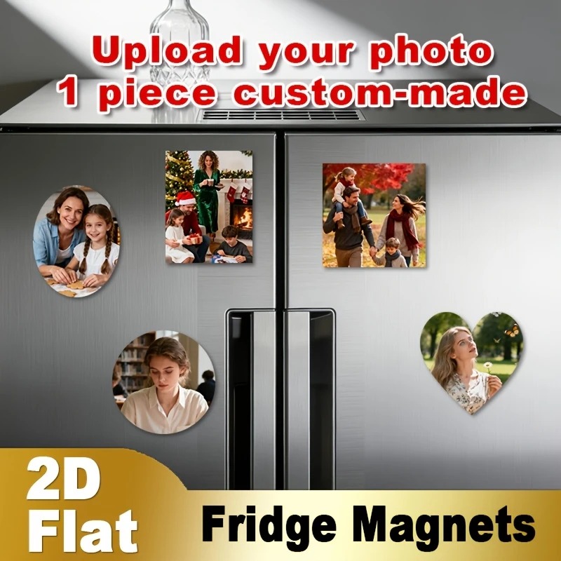 Custom Photo Fridge Magnet 2D  - Home Decor Unique recension och pris