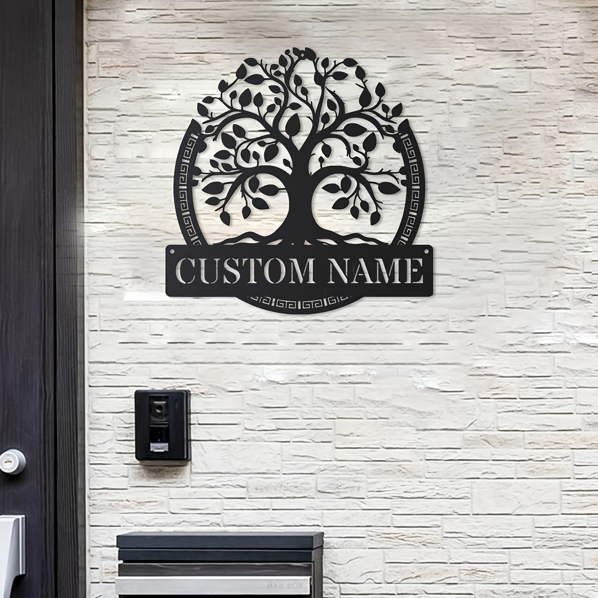 Custom Metal Wall Art of The T - Geometric Wall Art recension och pris