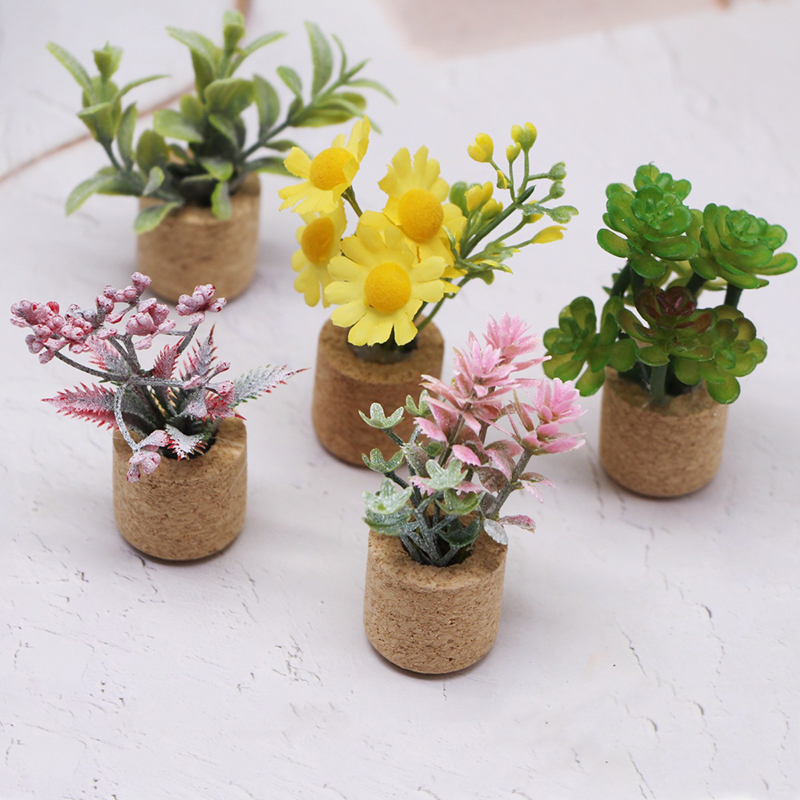 1:12 Dollhouse Simulation Flow - Home Decor Flowers recension och pris