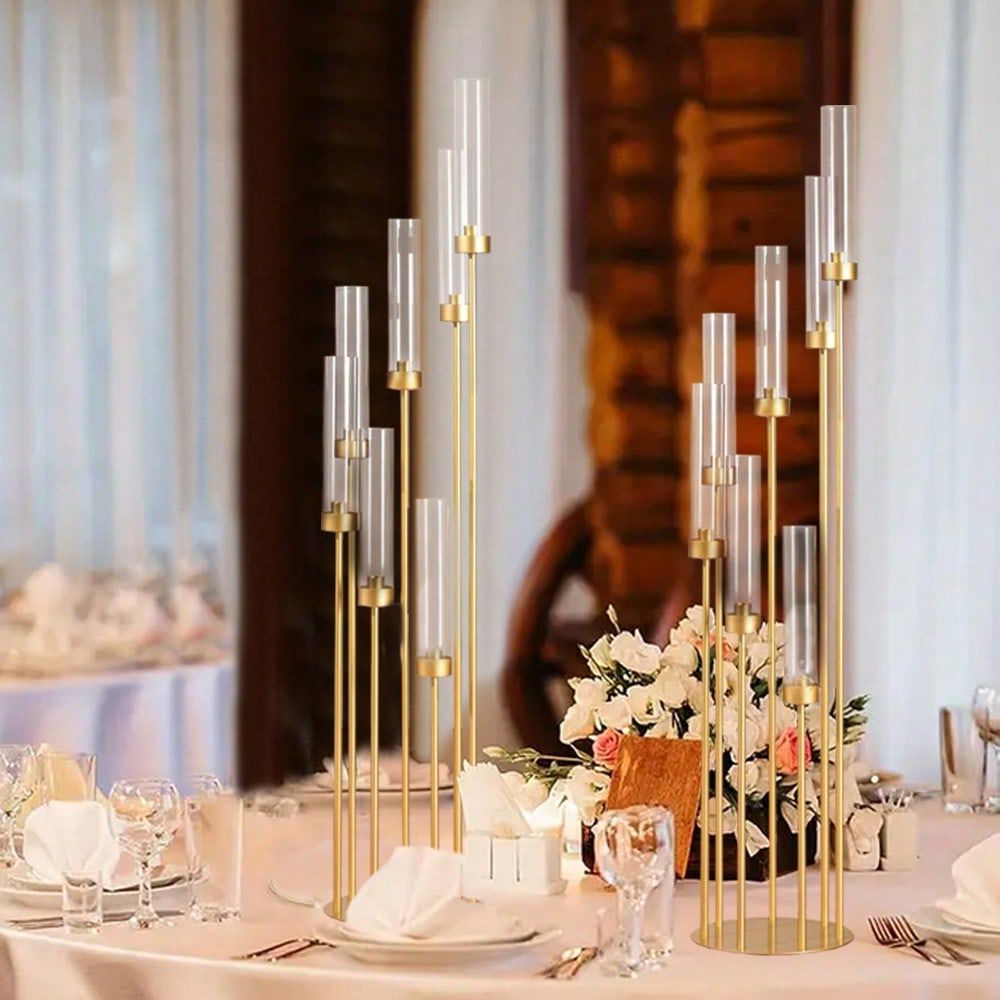 48inch Gold Floor Candle Holde - Home Decor Gold recension och pris