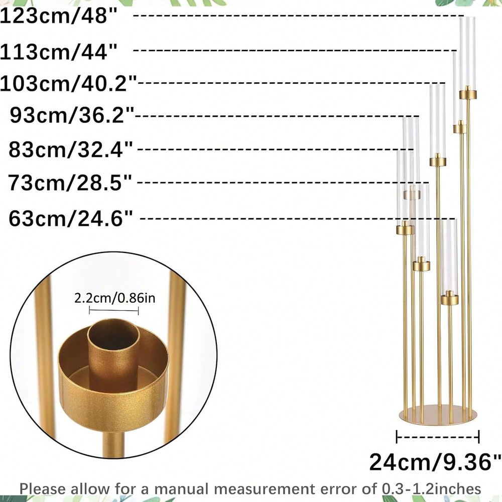 48inch Gold Floor Candle Holde - Home Decor Gold recension och pris