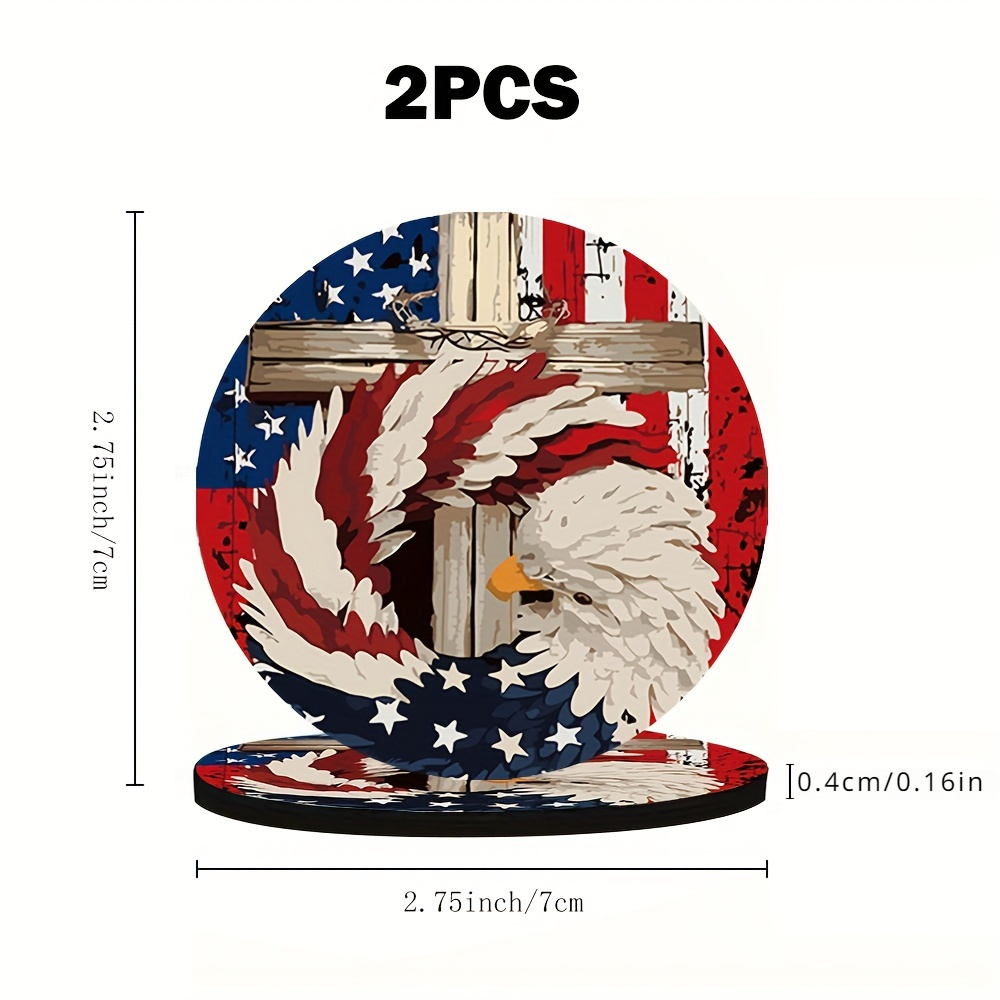 2-Pack USA Flag & Patriotic Bi - Home Decor Usa recension och pris