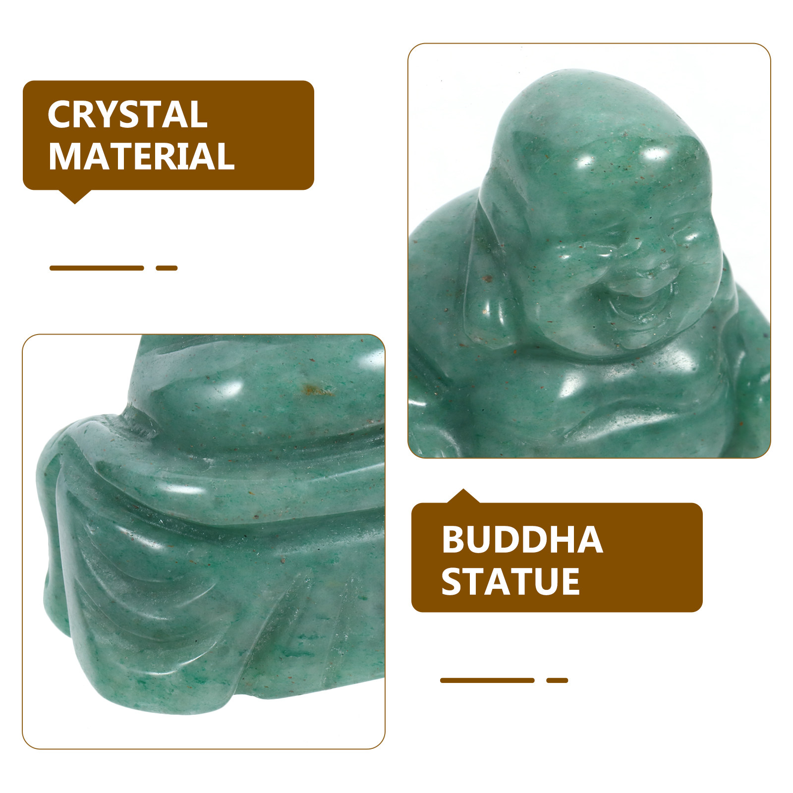 Exquisite Crystal Buddha Statu - Home Decor Zen recension och pris