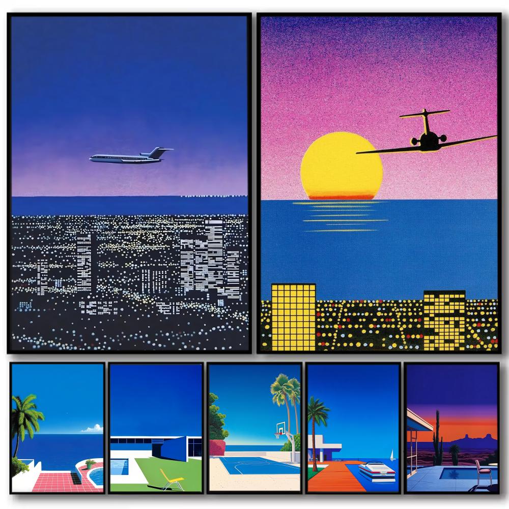 1pc frameless H-hiroshi Nagai  - Geometric Wall Art recension och pris