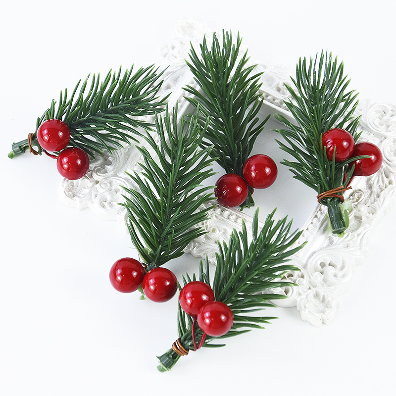10pcs Christmas Berry Pine Con - Home Decor Xmas Tree recension och pris