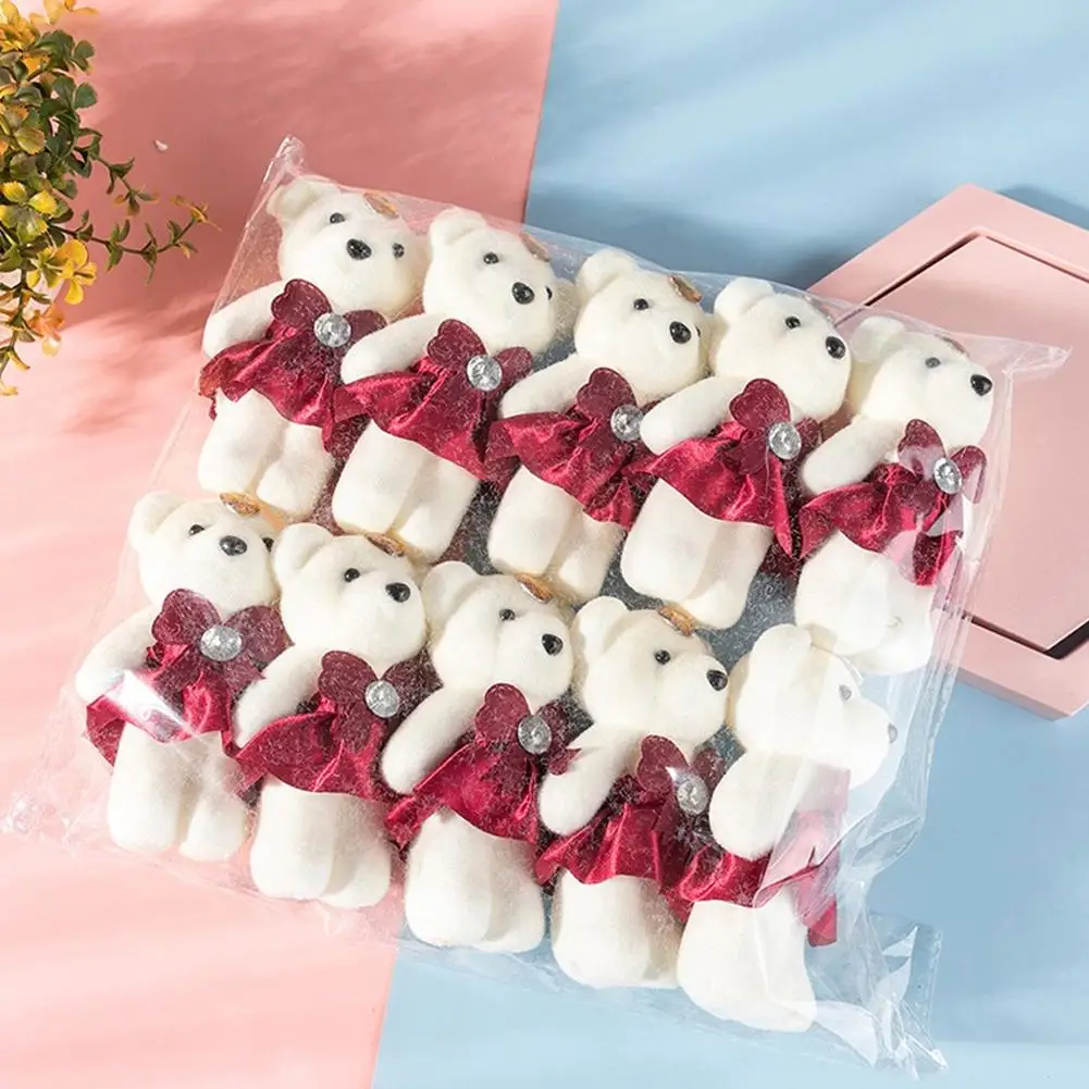 10pcs/Bag Bouquet Bear Ice Cre - Home Decor Flowers recension och pris