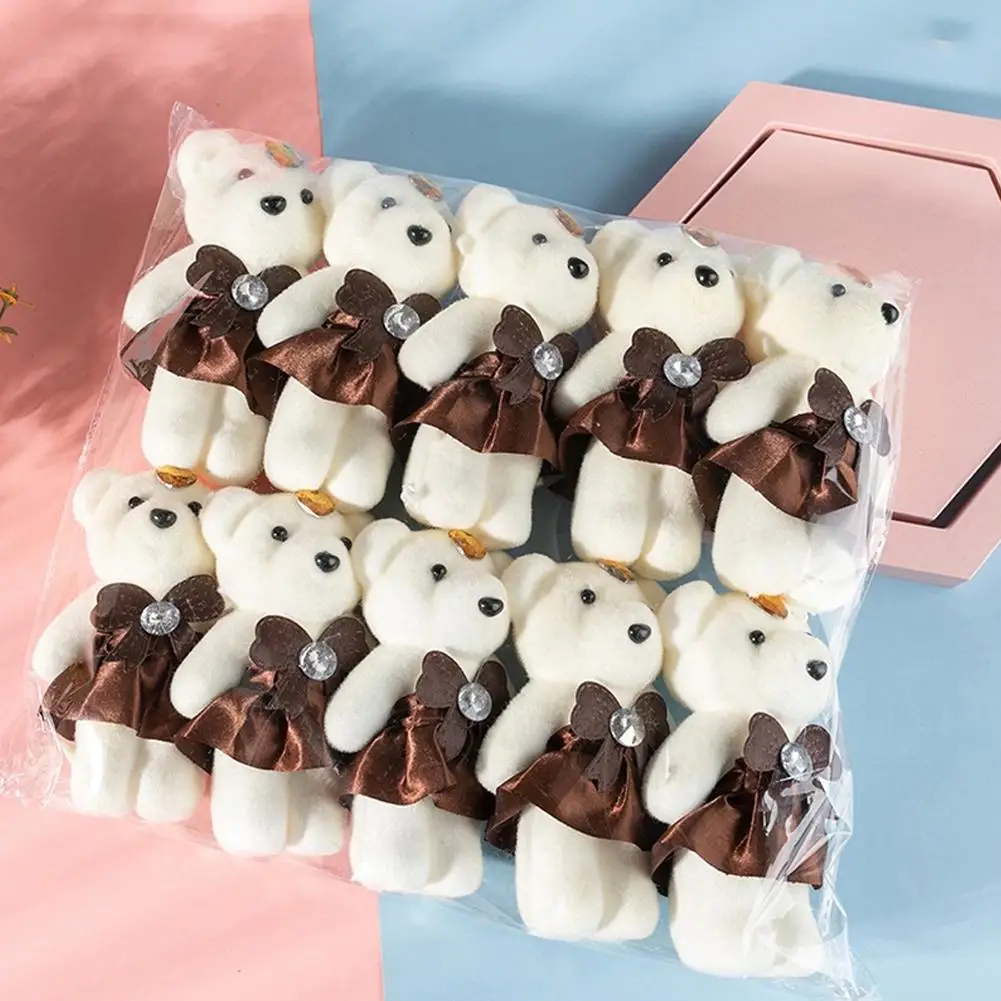 10pcs/Bag Bouquet Bear Ice Cre - Home Decor Flowers recension och pris