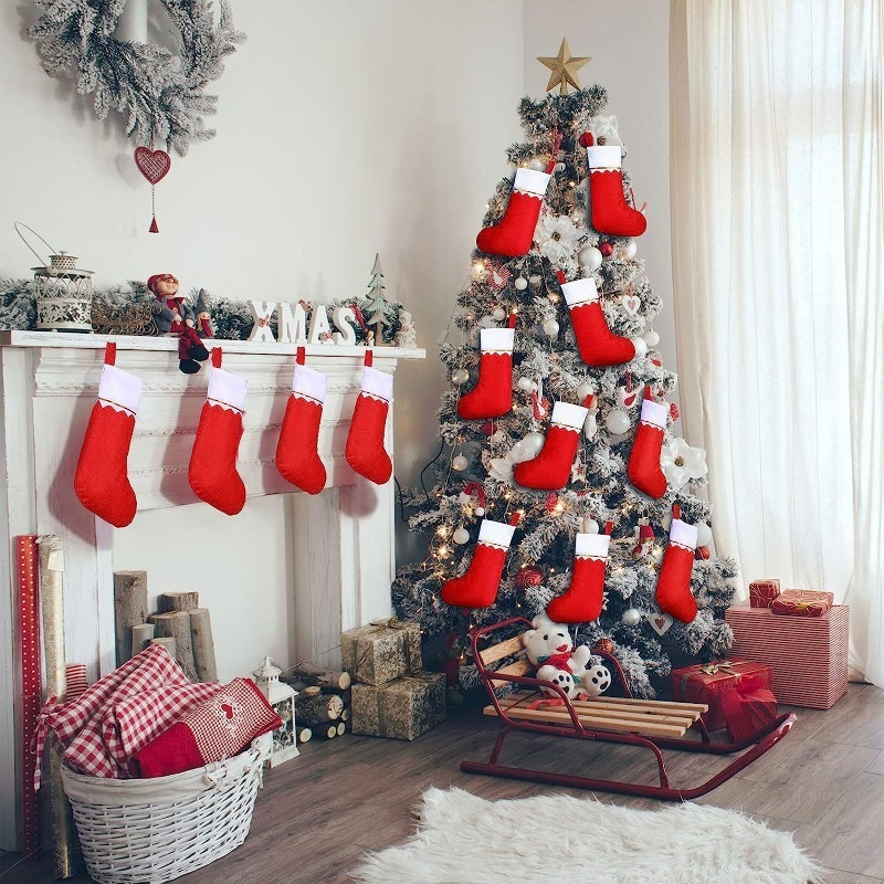 Double Sided Gold Trim Christm - Home Decor Xmas Tree recension och pris
