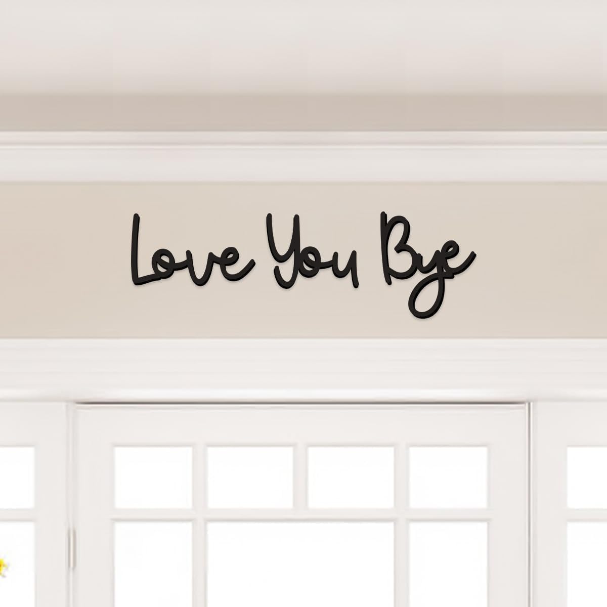 Love You Bye Wood Sign Home De - Home Decor Express recension och pris