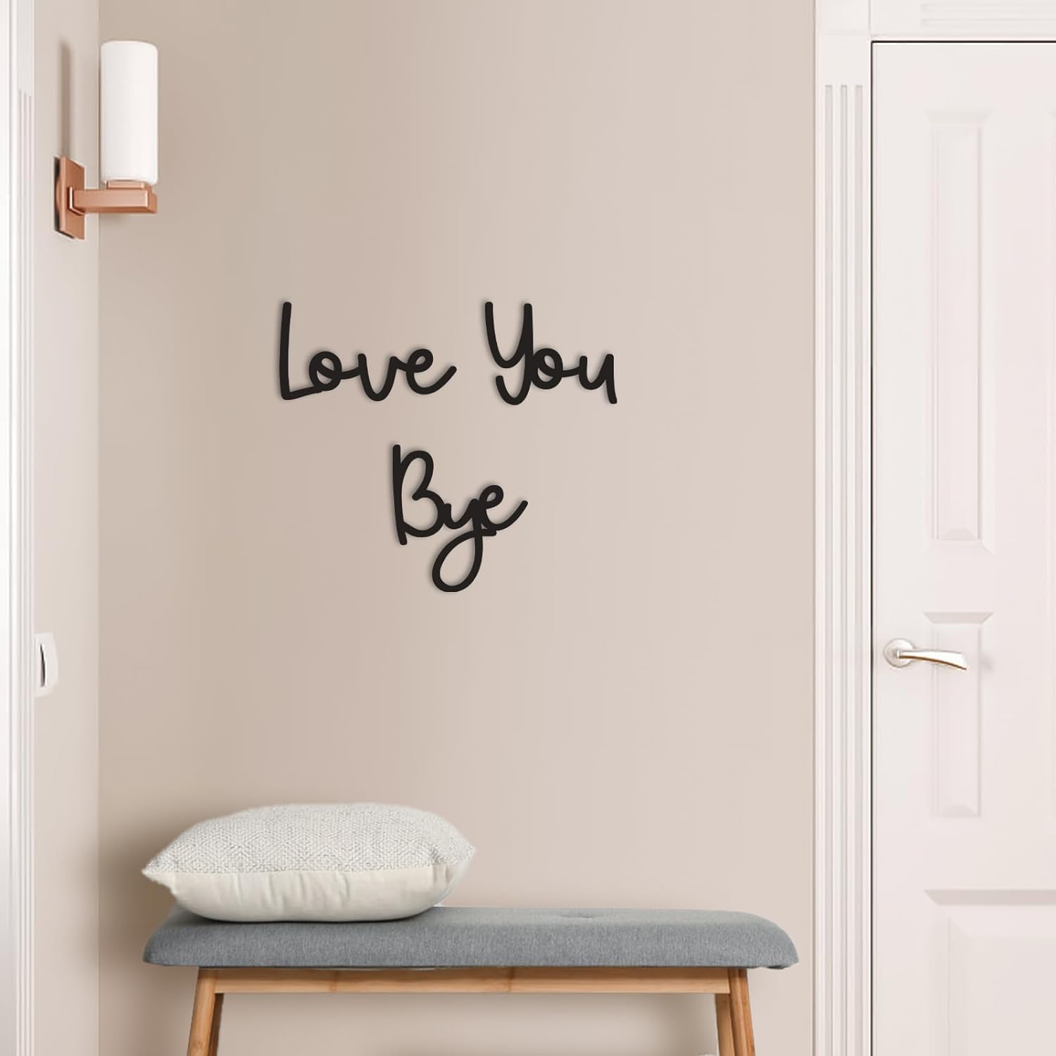Love You Bye Wood Sign Home De - Home Decor Express recension och pris