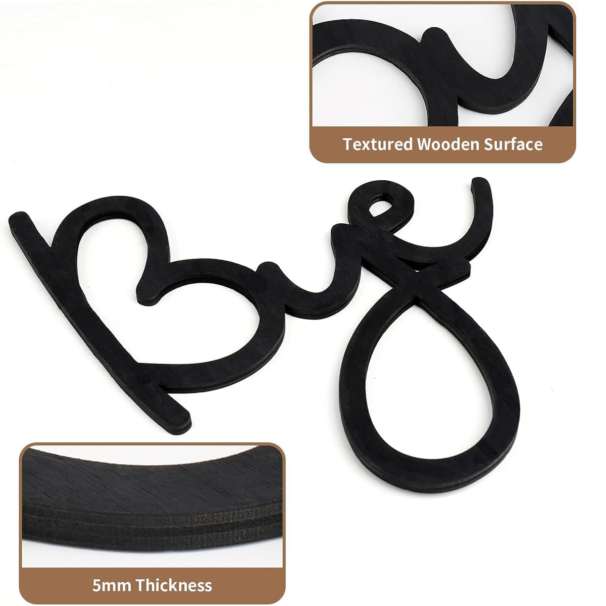Love You Bye Wood Sign Home De - Home Decor Express recension och pris